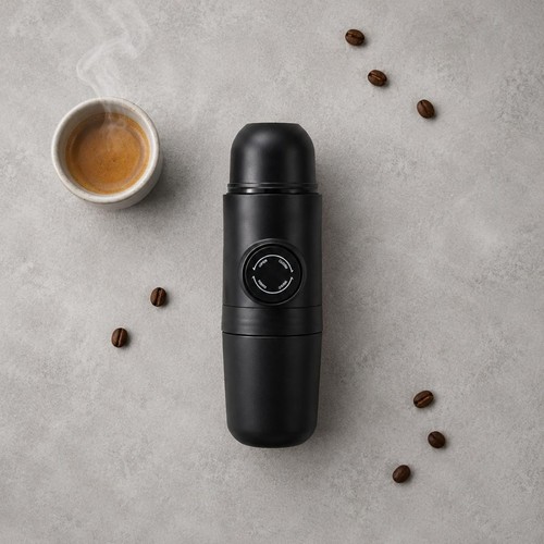 Tragbare kaffeemaschine - tragbare,